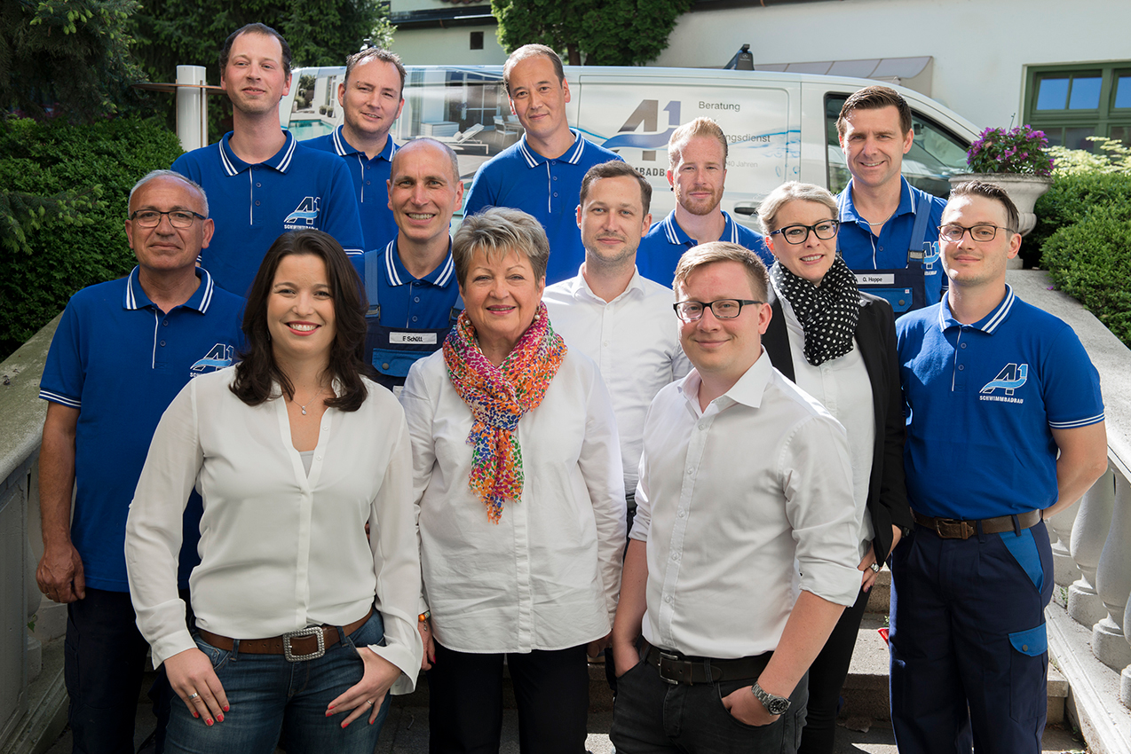 A1-Schwimmbadbau GmbH team